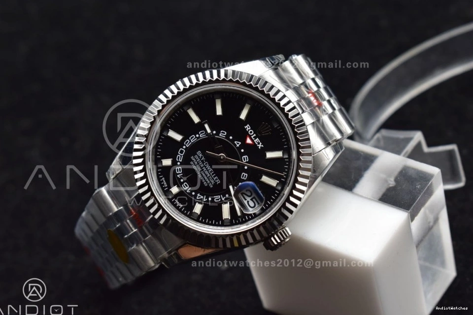 Edition Best 1107 Noob SS Jubilee Skydweller on SS Dial A23J Bracelet Affordable Black 0114
